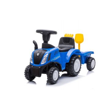 New Holland T7 Barnbil Traktor med Släpvagn blå