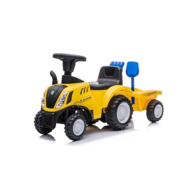 New Holland T7 Barnbil Traktor med Släpvagn gul