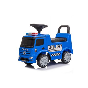 Mercedes Antos Polis Barnbil med Signalhorn - Blå