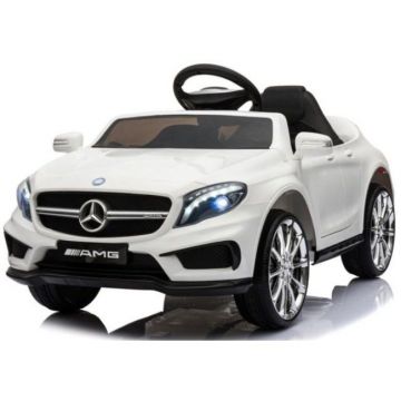 Mercedes GLA45 AMG Elektrische Kinderauto - Accu Auto - Sterke Accu - Afstandbediening - Wit