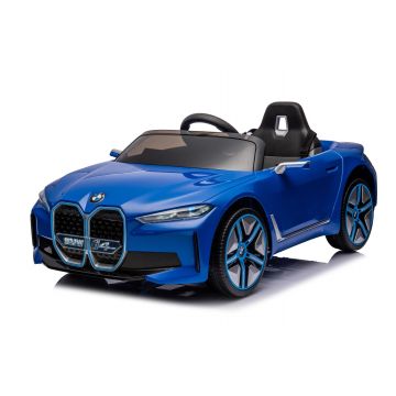 BMW Elektrisk Barnbil i4 Med Fjärrkontroll 12V blå